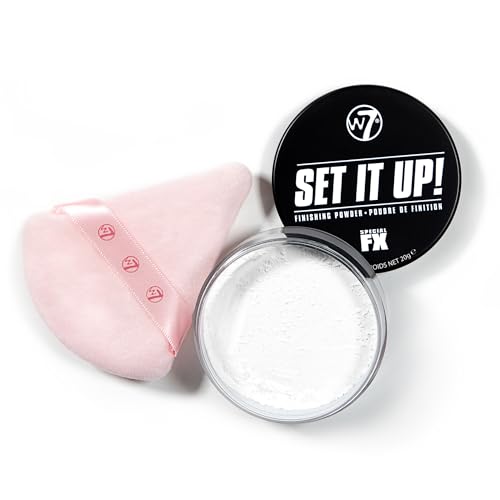 W7 Set It Up Loose Setting Powder with Precision Puff