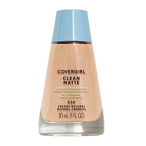 COVERGIRL Clean Matte Liquid Foundation, 1 oz