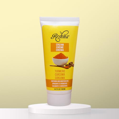 Reshma Beauty Turmeric Cream | Face & Body Cream for Normal to Dry Skin | Hydrating and Illuminating |Dye Free, Body Butter, 5.07 fl oz, (Pack of 1)