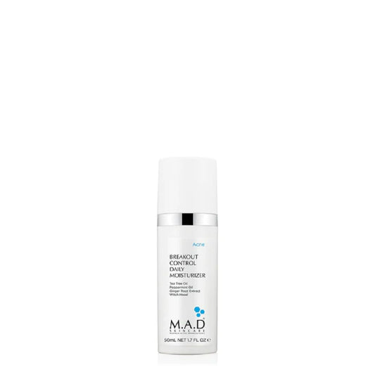 M.A.D Skincare Breakout Control Daily Moisturizer - For Acne Prone Skin 1.7 oz