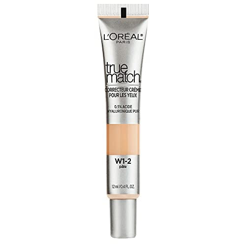 L'Oréal True Match Eye Cream Concealer Fair W1-2 0.4oz