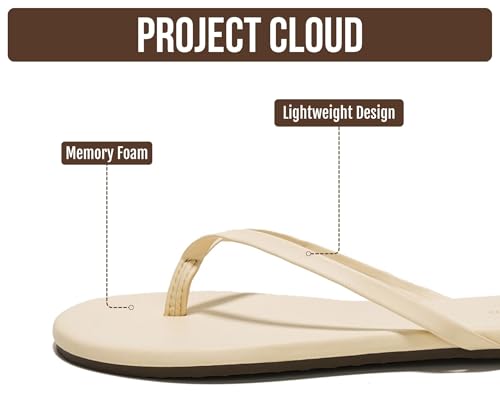 Project Cloud Memory Foam Flip Flops for Women