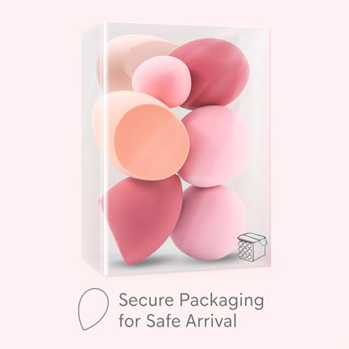 Foonbe Makeup Sponge Set, 7 Pcs - Latex Free Beauty Blender