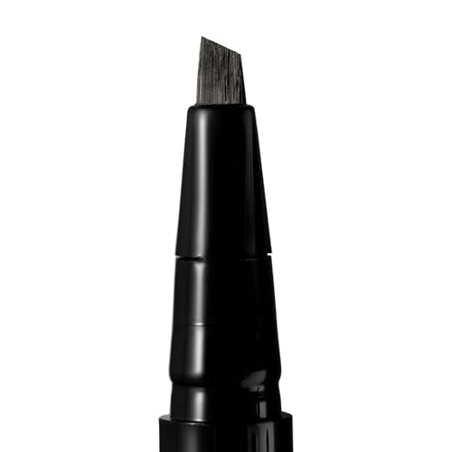 Arches & Halos Angled Bristle Tip Waterproof Brow Pen - Water Based And Smudge Proof - Fills In Sparse Eyebrows And Gives Fuller Effect - Covers Scars Or Overplucked Brows - Auburn - 0.051 Oz