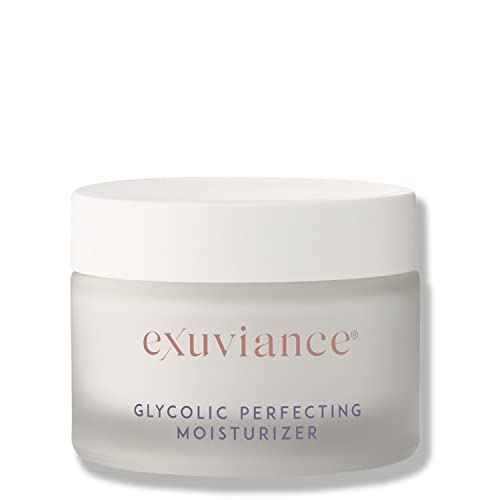 EXUVIANCE Glycolic Perfecting Moisturizer Nighttime Brightening & Resurfacing Antiaging Moisturizer, Non-Comedogenic, Oil-Free, 45 g.