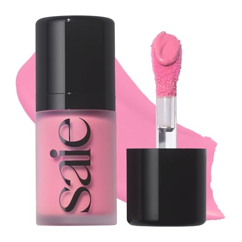 Saie Mini Dew Liquid Blush - Hydrating Vegan Cream Blush