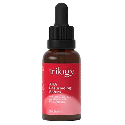 Trilogy AHA Resurfacing Serum with LIME PEARL & Rosehip Oil, 1.0 fl oz