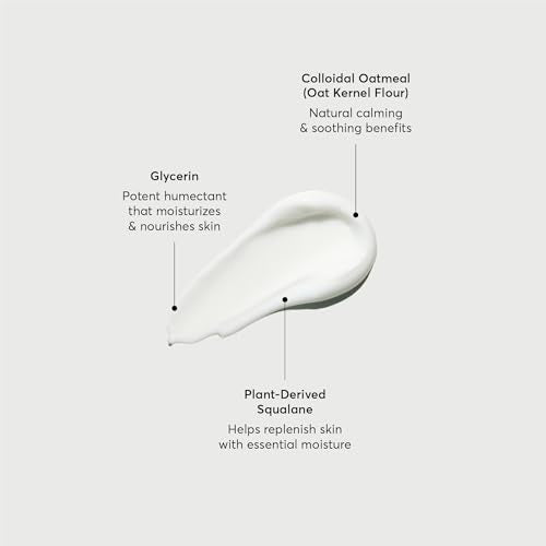Naturium Multi-Calm Cream Cleanser, Hydrating Face Wash for Eczema-Prone Skin, 210 mL / 7.1 fl oz