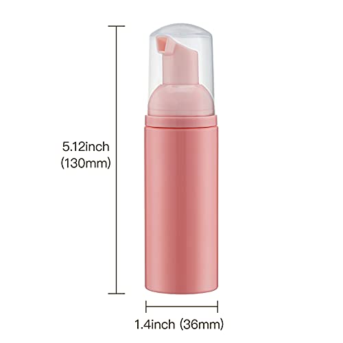 Tekson Travel Foam Pump Bottle 60ml, 3-Pack Foaming Soap Dispenser