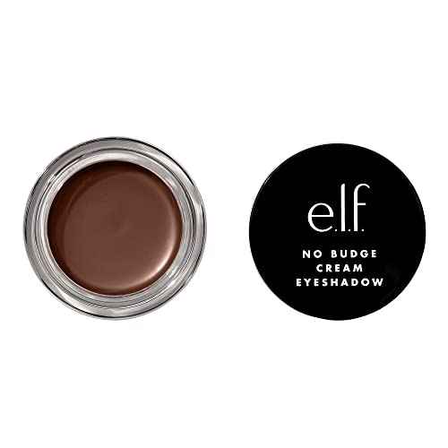 e.l.f. No Budge Cream Eyeshadow, 3-in-1 Eyeshadow, Primer & Liner With Crease-Resistant Color & Stay-Put Power, Vegan & Cruelty-Free, Sand Dune