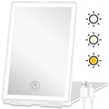 LED Makeup Mirror with Lights | Rechargeable Travel Compact