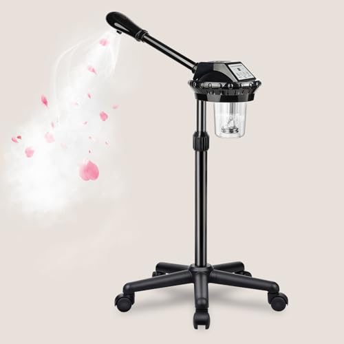 Professional Facial Steamer with Ozone & Timer on Wheels