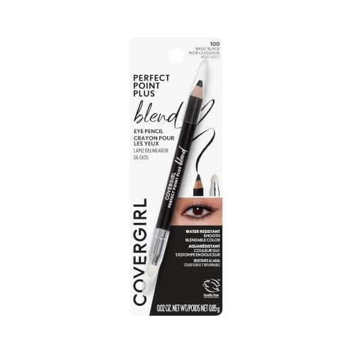 Eyeliner Pencil - Black, 0.02oz - Precise & Smudging Makeup Tool - Variation of THIS listing 100 Basic Black / 1 Count