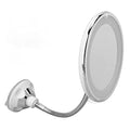 10X Magnifying Makeup Mirror with LED Light & Suction Cup