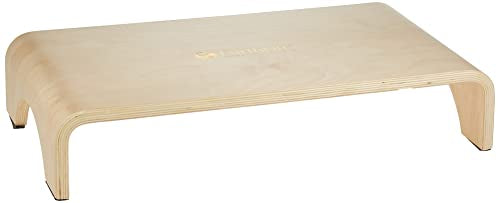 EARTHLITE Wooden Step Stool - Sturdy Hardwood Maple Bed & Massage Step