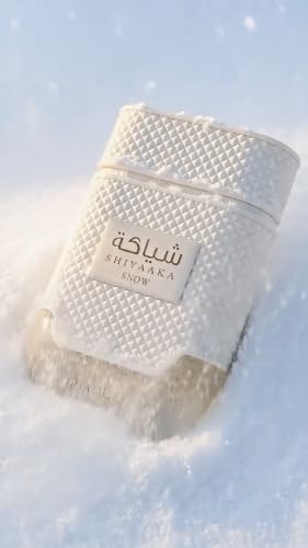Khadlaj Perfumes Shiyaaka Snow Eau de Parfum for Men 3.4oz Citrusy Woody Spicy Fragrance