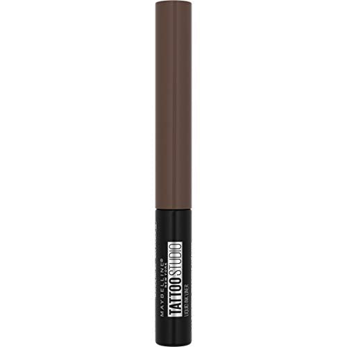 Maybelline TattooStudio Liquid Ink Liner Up To 36HR Wear, Sweat Resistant, Smudge Resistant, No Mess Removal, Longwear Liquid Eyeliner Makeup, Rustic Brown, 0.08 fl; oz.