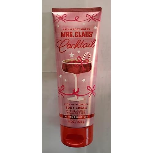 Bath & Body Works Women's Mrs Claus Ultimate Hydration Body Cream 8 Ounces Pack of 2