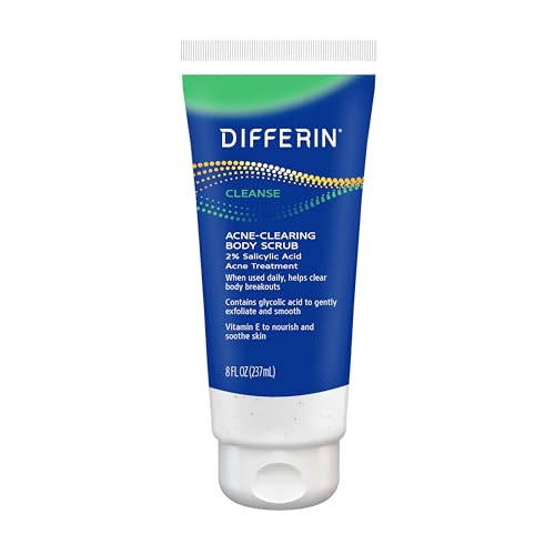 Differin Acne Body Scrub, 2% Salicylic Acid, 8 oz