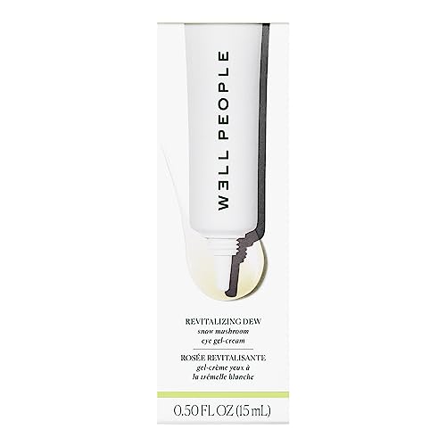 Well People Revitalizing Dew Snow Mushroom Eye Gel-Cream, Gel-based Eye Cream For Moisturizing Undereyes, Targets Fine Lines, Vegan & Cruelty-free (Pack of 2)
