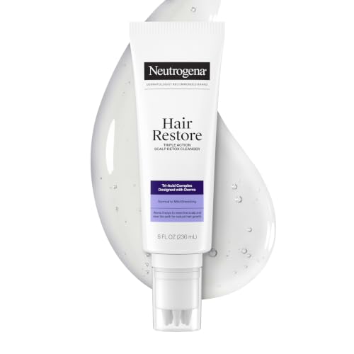 Neutrogena Hair Restore Scalp Detox Cleanser, 8 fl oz