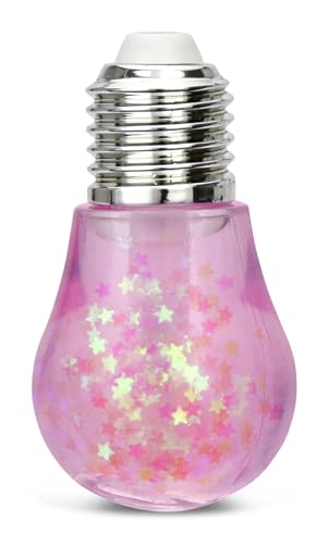 Holiday Lights Strawberry Lip Gloss with Holographic Stars