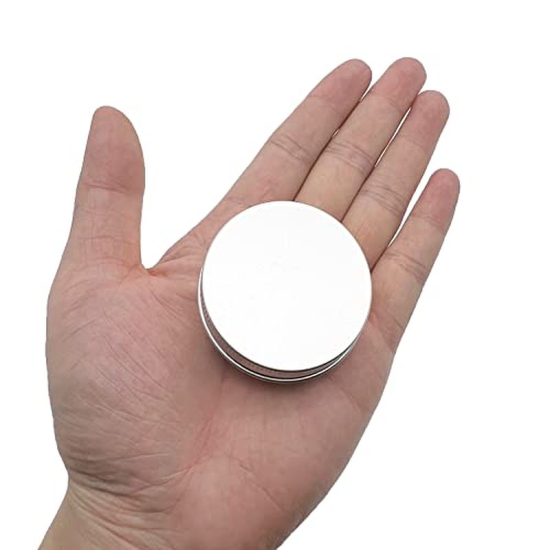 20 Pack 1 oz Aluminum Tin Jar with Screw Lid