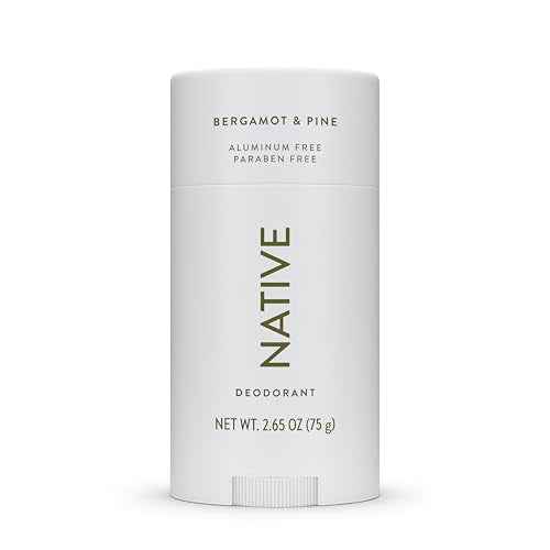 Native Deodorant Contains Naturally Derived Ingredients, 72 Hour Odor Control | Seasonal Scents for Women and Men, Aluminum Free with Baking Soda, Coconut Oil & Shea Butter | Bergamot & Pine