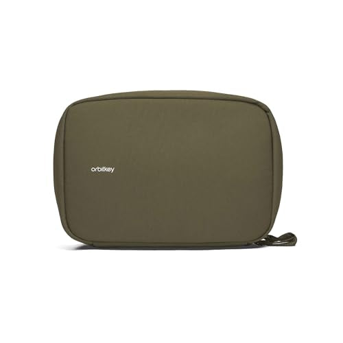 Orbitkey 2-in-1 Toiletry Pouch - Olive