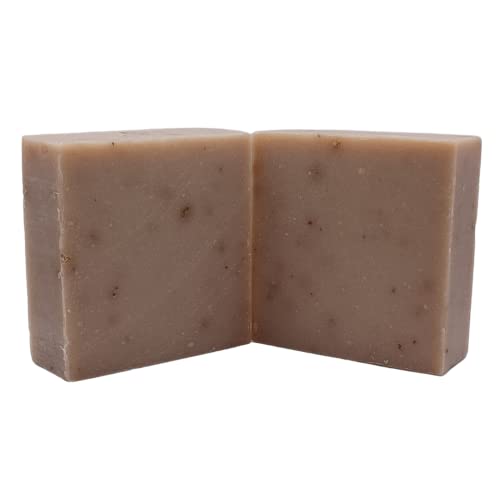 Oatmeal, Goat's Milk & Honey Handmade Soap - Exfoliating Goat Milk Soap - Dry Skin Remedy Goats Milk Soap - Lye Soap with Colloidal Oatmeal - Soothing Oatmeal Soap
