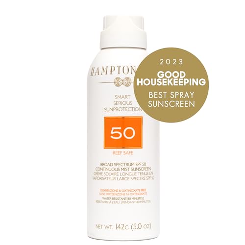 Hampton Sun Spf 50 Continuous Mist Sunscreen, 5 oz