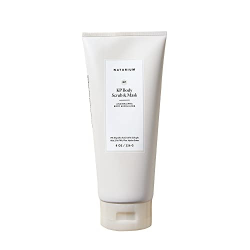 Naturium KP Body Scrub & Mask for Keratosis Pilaris, Bump Eraser Shower Scrub & Exfoliator for Skin, 8 oz