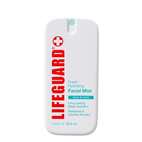 LIFEGUARD Super Hydrating Facial Mist - Aloe & Herb, Face Mist Hydrating Spray for All Skin Types, Lightweight Face Moisturizer - 1.25 fl. oz.