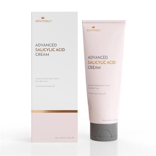 REVITALE Advanced Salicylic Acid Cream for Face & Body 80g ? Helps Smooth & Soften Skin Texture. For Rough, Bumpy & Blemish-Prone Skin