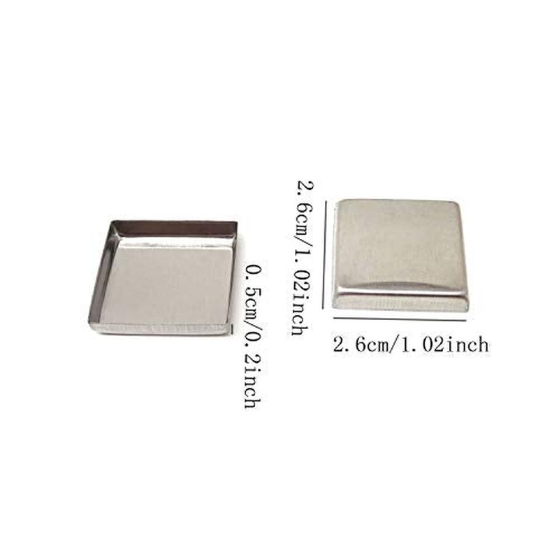 56PCS Metal Square Empty Makeup Pans for Eyeshadow & Lipstick