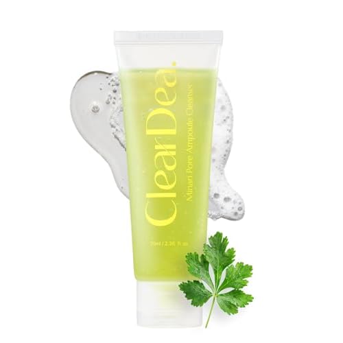 Minari Ampoule Cleanser for Face ? K-Beauty Korean Water Parsley & Kakadu Plum Extracts, Hydrating & Gentle Daily Facial Cleanser, 80ml/2.71 oz