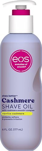 eos Vanilla Cashmere Shave Oil – 6 oz Moisturizing