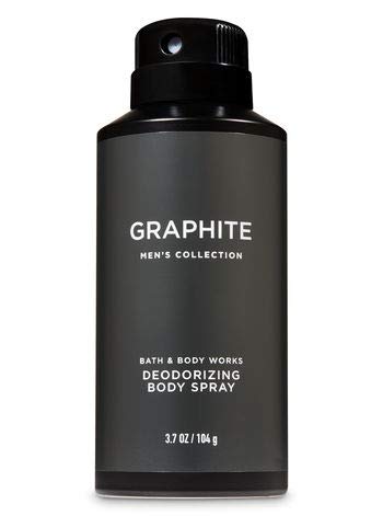 Bath and Body Works Graphite (2019 Edition) 2-in-1 Hair + Body Wash, Ultra Shea Body Cream and Graphite Deodorizing Body Spray