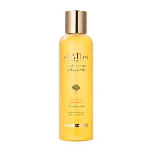 d'Alba White Truffle Vita Toning Serum Toner - Brightening Face Toner (6.08 fl oz)