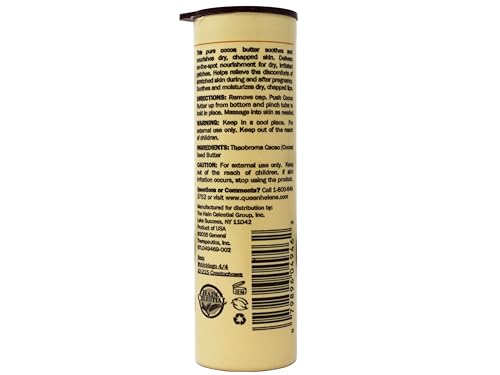 Queen Helene 100% Cocoa Butter Stick – Lip & Skin Balm (Pack of 3)