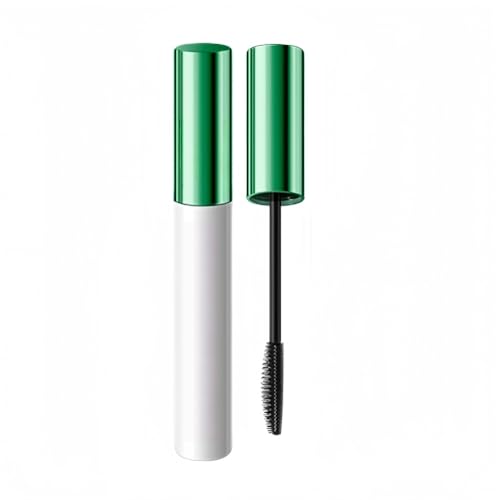 Black Waterproof Mascara with Dual-Sided Brush, No Clump