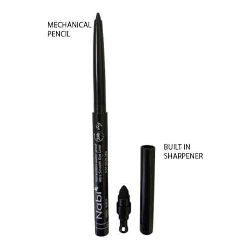 Nabi 3-Piece Gel Eyeliner Pencil Set - Waterproof & Smudge Proof