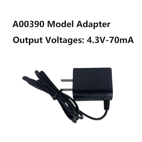 A00390 Charger Charging Cable for Philips One Blade QP2520, 4.3V A00390 Adapter with Charging Base Station Attachment for QP2520