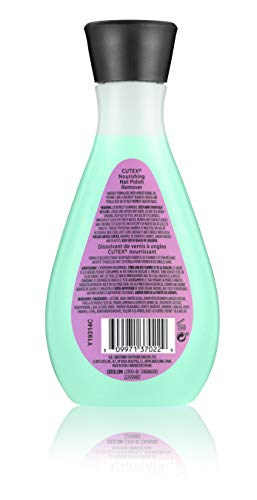 Nail Polish Remover by Cutex, Nourishing Nail Care, Leaves Nails Looking Healthy, Contains Vitamins E & Apricot Oil, 6.76 Fl Oz (Pack of 2)