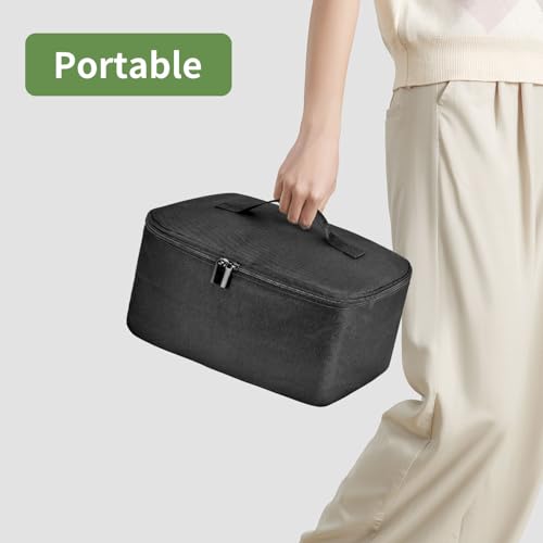Boczif Waxing Kit Carry Bag, Wax Warmer Organizer Bag for Hair Removal Storage Bag, Wax Tool Bag Portable Travel Bags for Hotel Makeup Brush