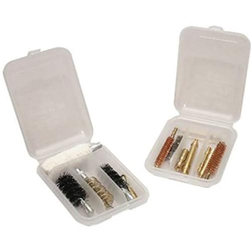 MTM JAG-00 Jag and Brush Case, 4 Compartments, USA Made, Clear (Pack of 3)