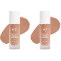 No7 Restore & Renew Multi Action Serum Foundation - Wheat - Liquid Foundation Makeup with Vitamin C, Vitamin E & Collagen for Face - Beauty Skin Serum Formula with Medium Coverage (30ml) (Pack of 2)