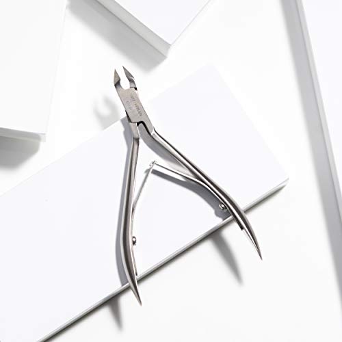 Tweezerman Rockhard Stainless Steel Cuticle Nipper, 1/2 Jaw