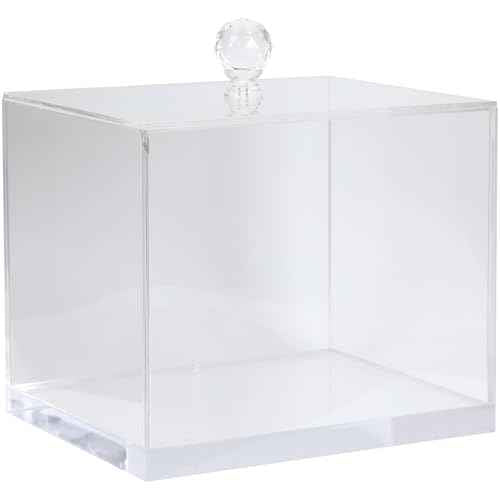 ForPro Premium Pure & Simple XL Facial Towel Acrylic Holder, Holds 50 Pure & Simple XL Facial Towels, Disposable Makeup Remover Dry Wipe Holder