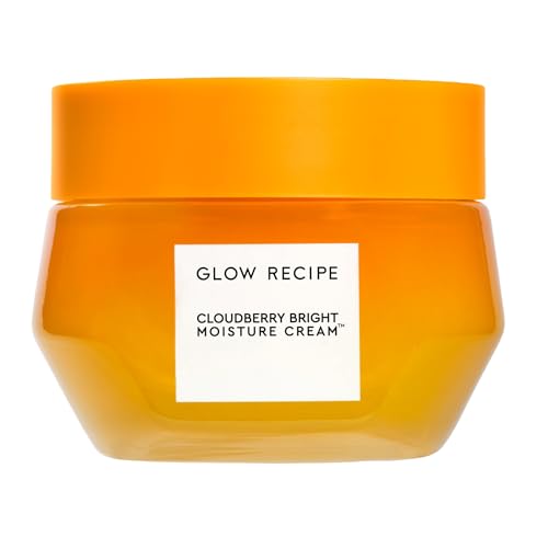 Glow Recipe Cloudberry Refillable Face Cream ? Ultra Moisturizing Korean Face Cream for Women with CoQ10, Multi Peptides, and Vitamin C to Brighten, Repair Skin Barrier & Even Skin Tone (50 ml)